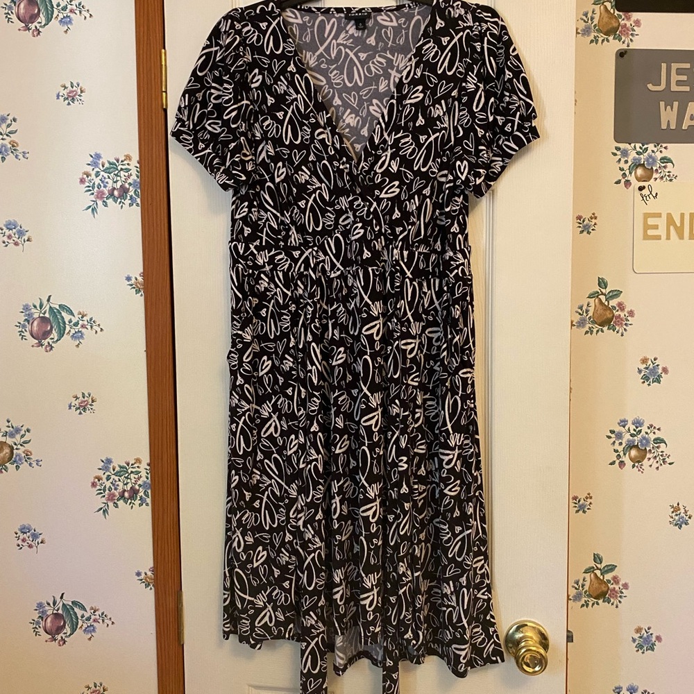 Torrid Black and White Dress